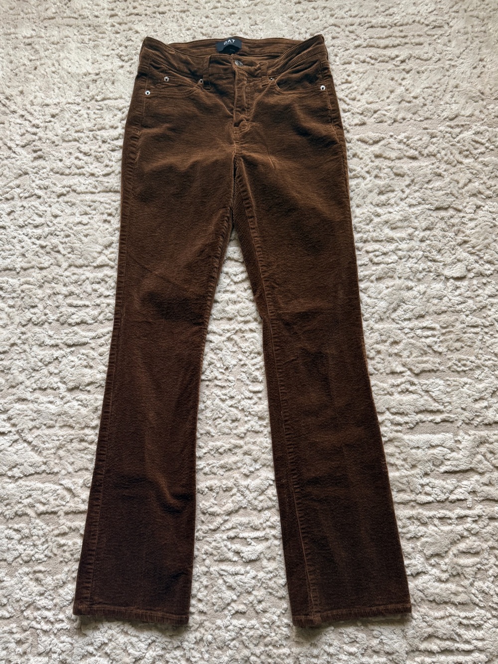 Oat New York Women’s Brown Corduroy Boot Cut Jeans